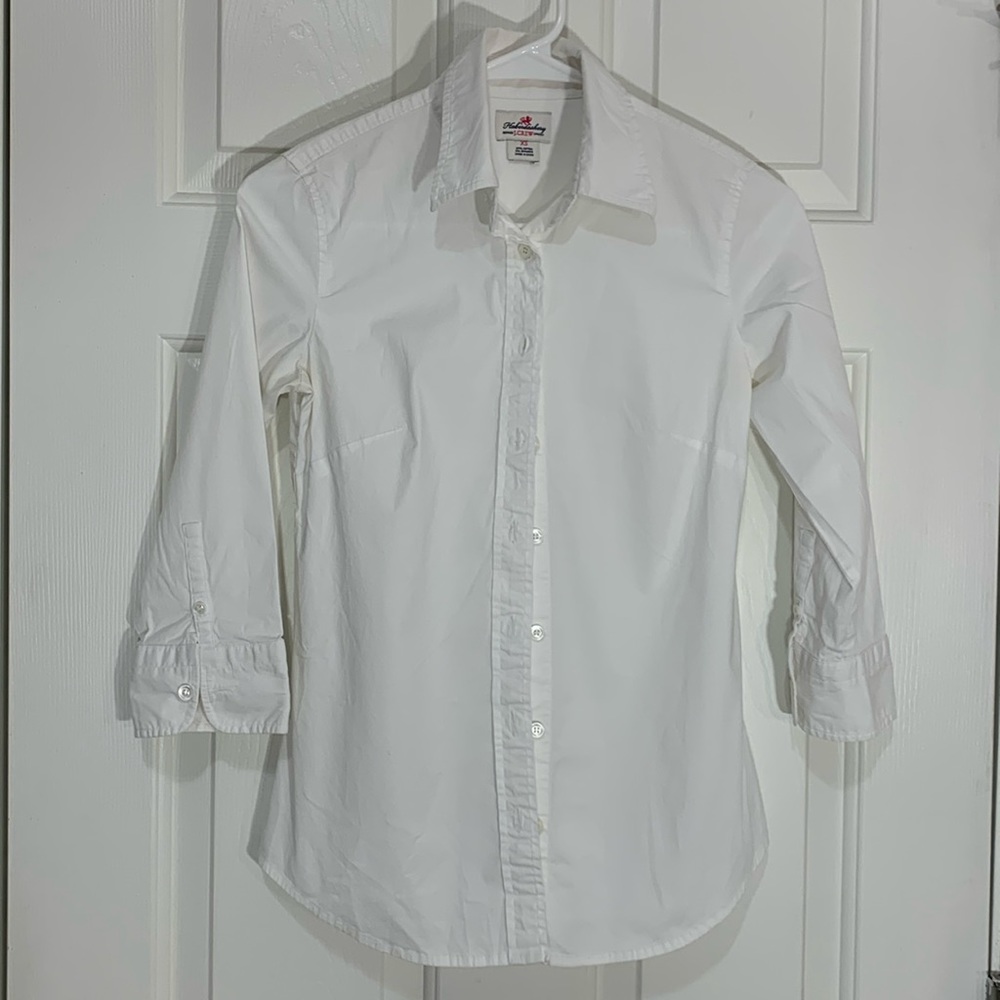 J. Crew Button Down 3/4 Length Shirt